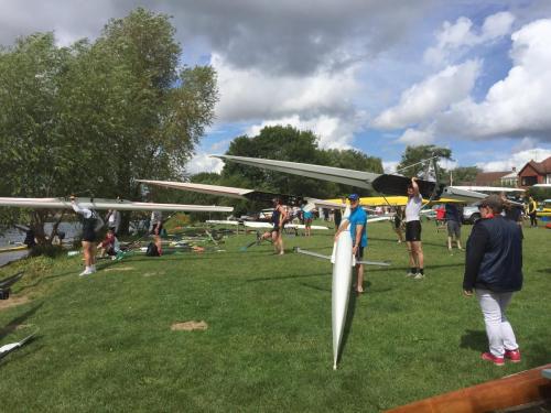 Boating area at Staines Regatta